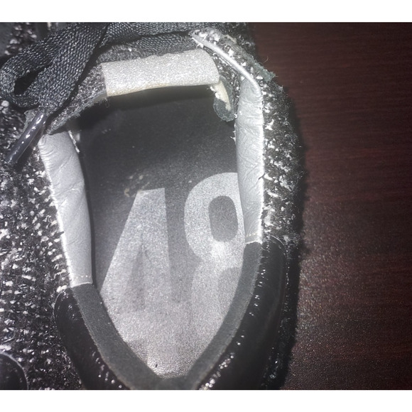 P448 Women's Sneakers EU 39 / US 8 Low Top Tweed Glitter John Shaka Black - Picture 14 of 16